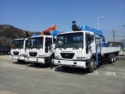 грузовик Daewoo Novus Ultra с манипулятором,  2012г