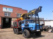 Лесовозы Урал с гидроманипулятором омтл-97 сприцепом